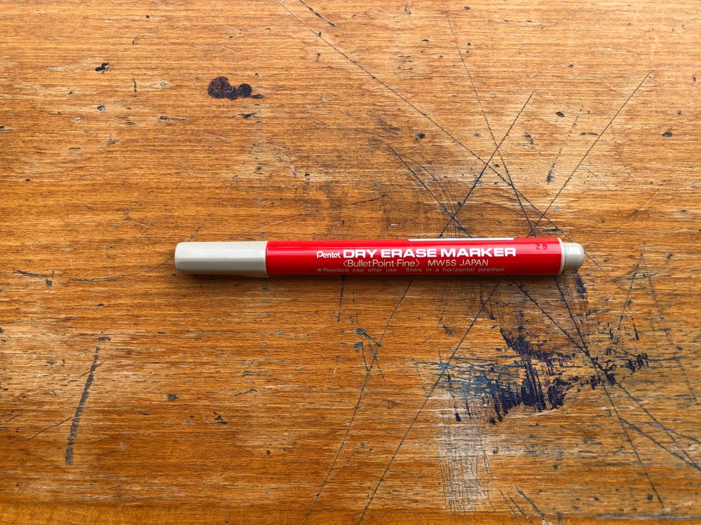 Pentel Dry Erase Whiteboard Marker - Red