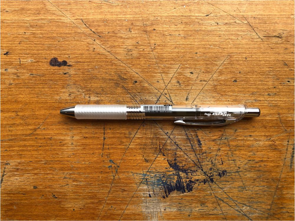 Pentel Energel infree Needle Point - 0.5mm - Black
