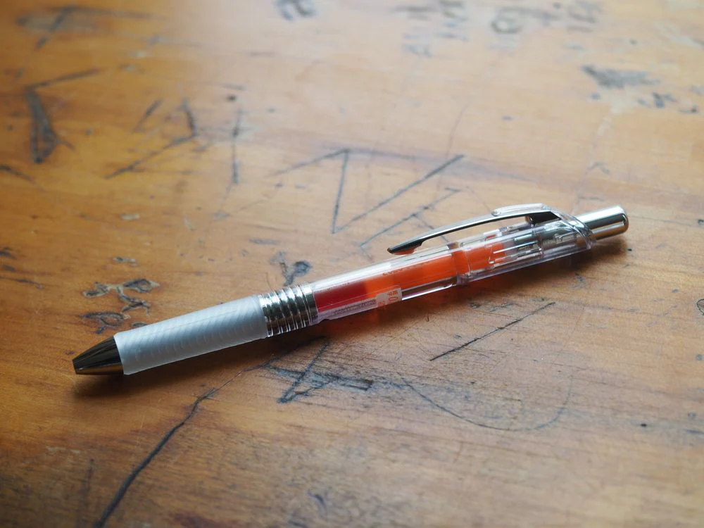 Pentel Energel infree Gel Pen - 0.7mm - Orange