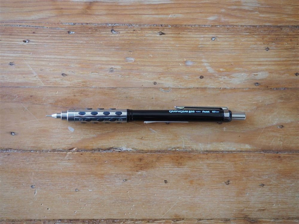 Pentel Graphgear 800 Lead Pencil - 0.5mm - Black