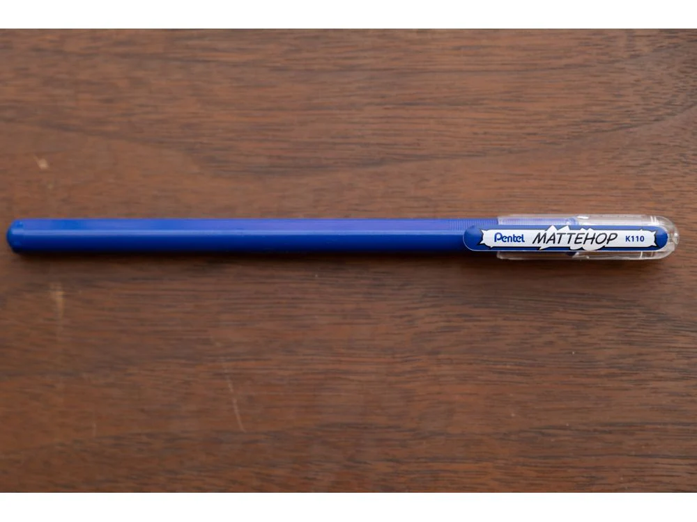 Pentel Mattehop Gel Pen - 1.0mm - Blue