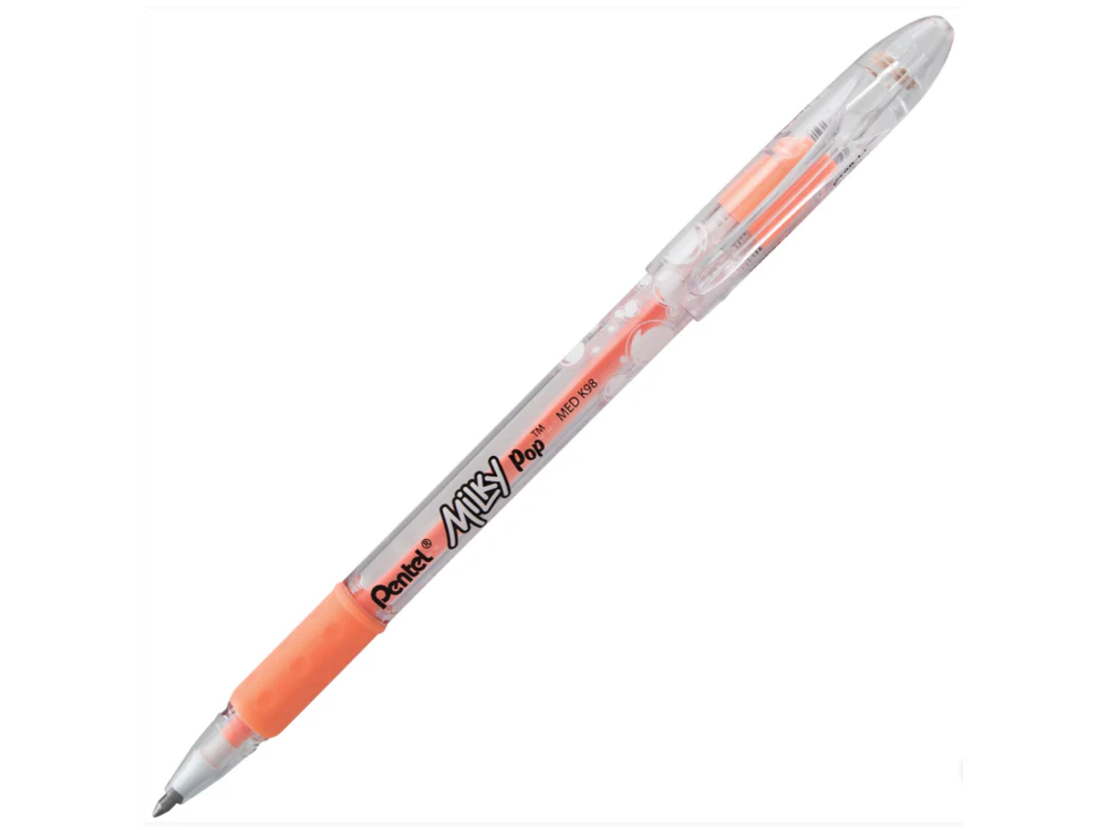 Pentel Milky Pop Gel Pen - 0.8mm - Pastel Orange