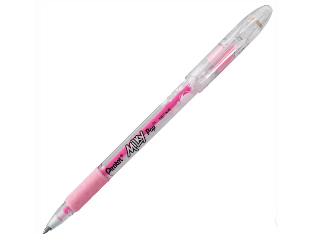 Pentel Milky Pop Gel Pen - 0.8mm - Pastel Pink