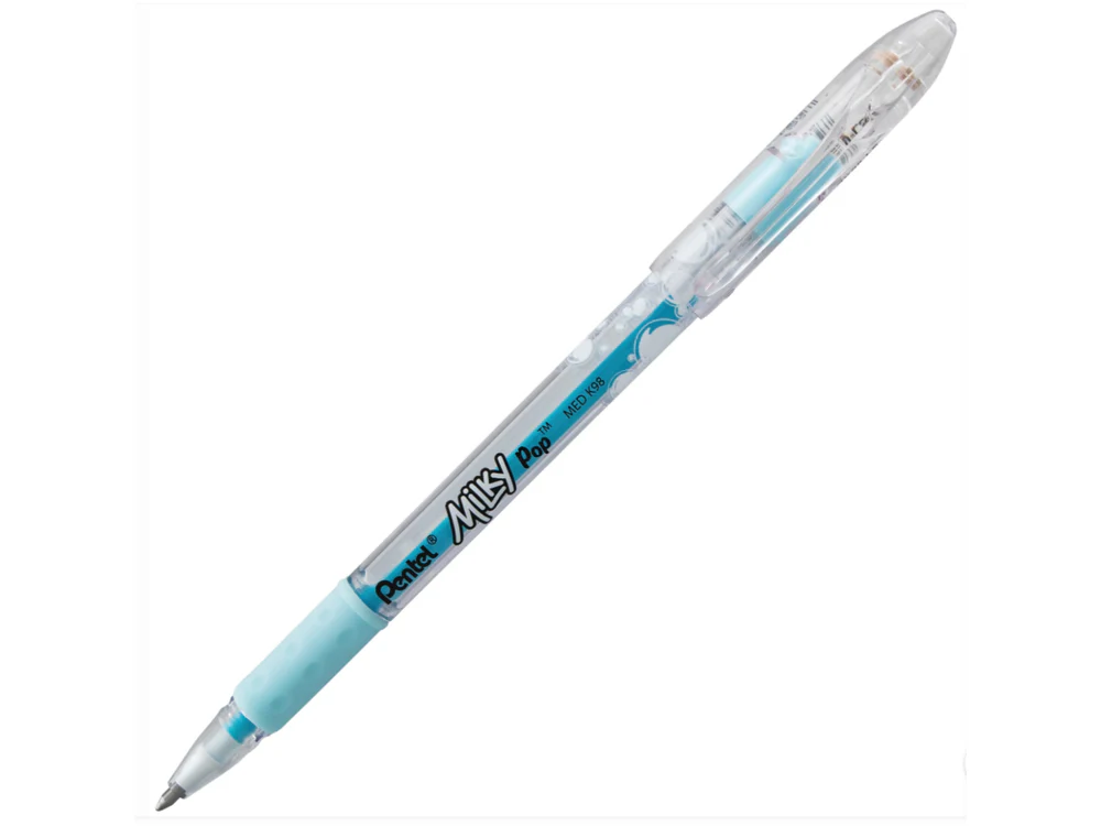Pentel Milky Pop Gel Pen - 0.8mm - Pastel Sky Blue