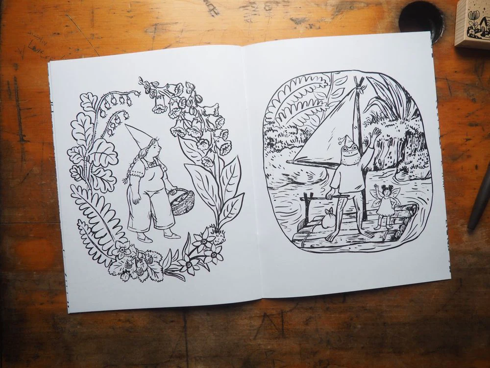 Phoebe Wahl - Coloring Book - Little Witch Hazel - Image 4