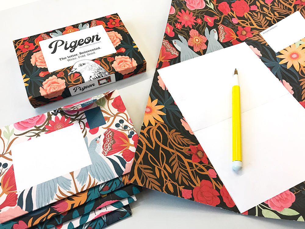 Pigeon - Correspondence Paper - 6 Sheets - Bright & Beautiful Pigeons Pack