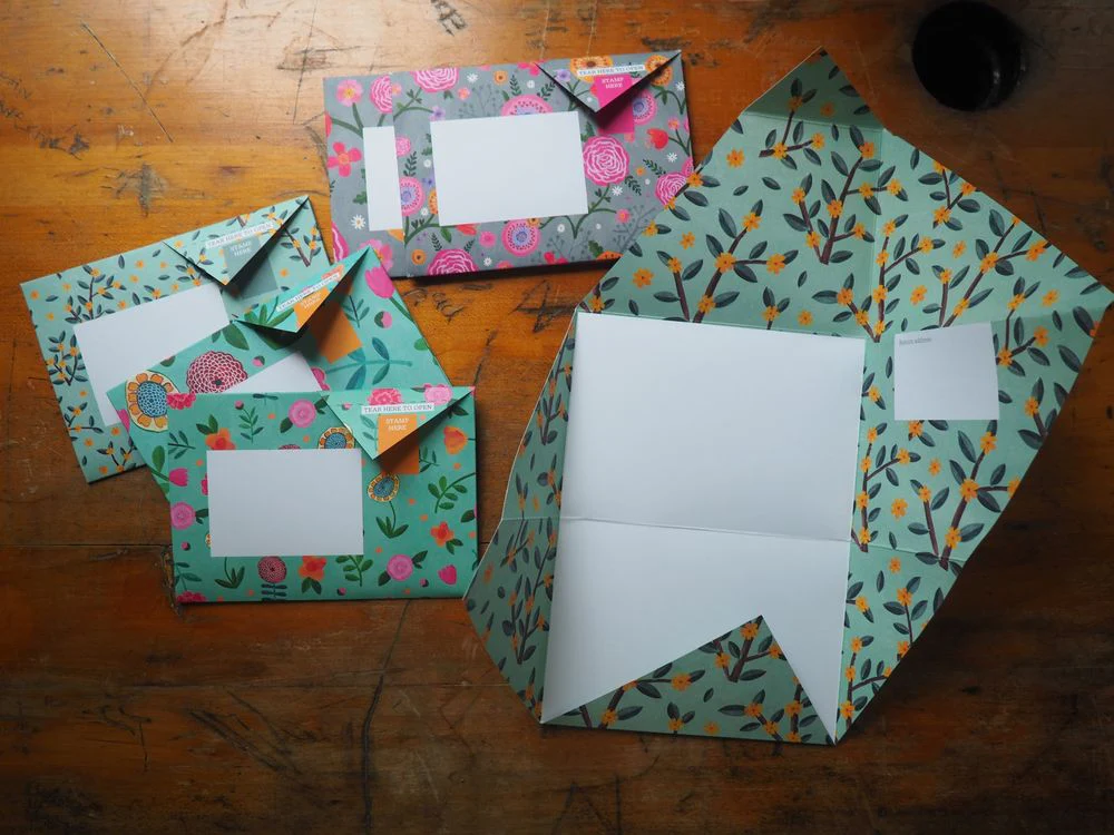 Pigeon - Correspondence Paper - 6 Sheets - Wildflower Pigeons Pack - Image 2