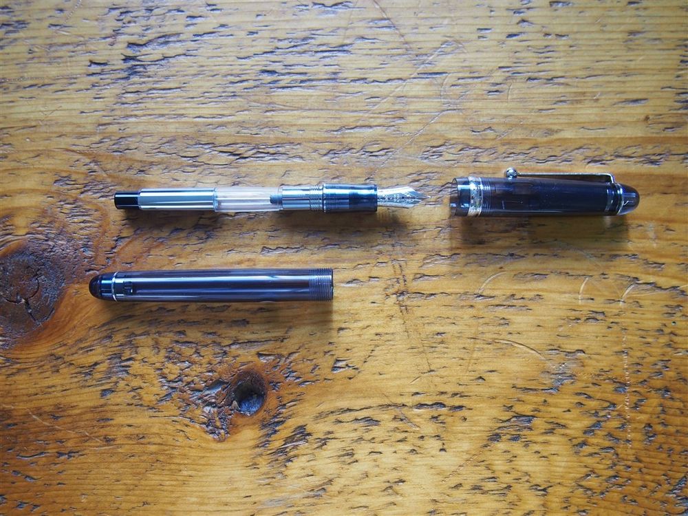 Pilot Custom 74 Fountain Pen - Black Smoke - Image 2
