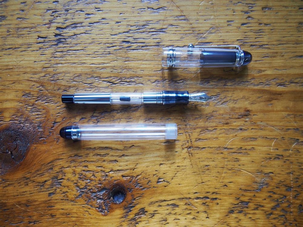 Pilot Custom 74 Fountain Pen - Clear - Image 2