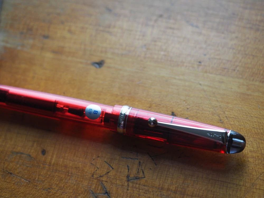Pilot Custom 74 Fountain Pen - Red - Image 3