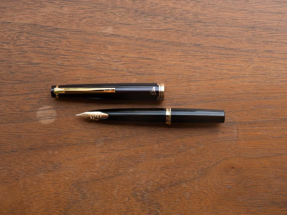 Pilot E95S Fountain Pen - Black - Image 2