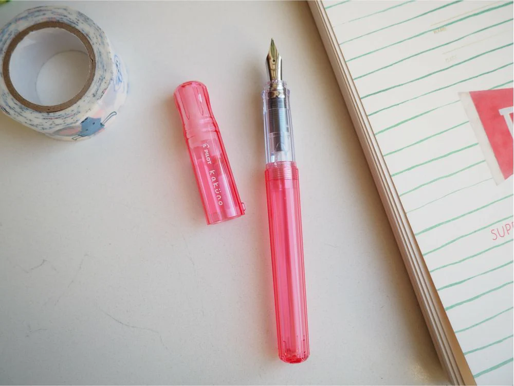 Pilot Fountain Pen - Kakuno Family Edition - Mama Coral