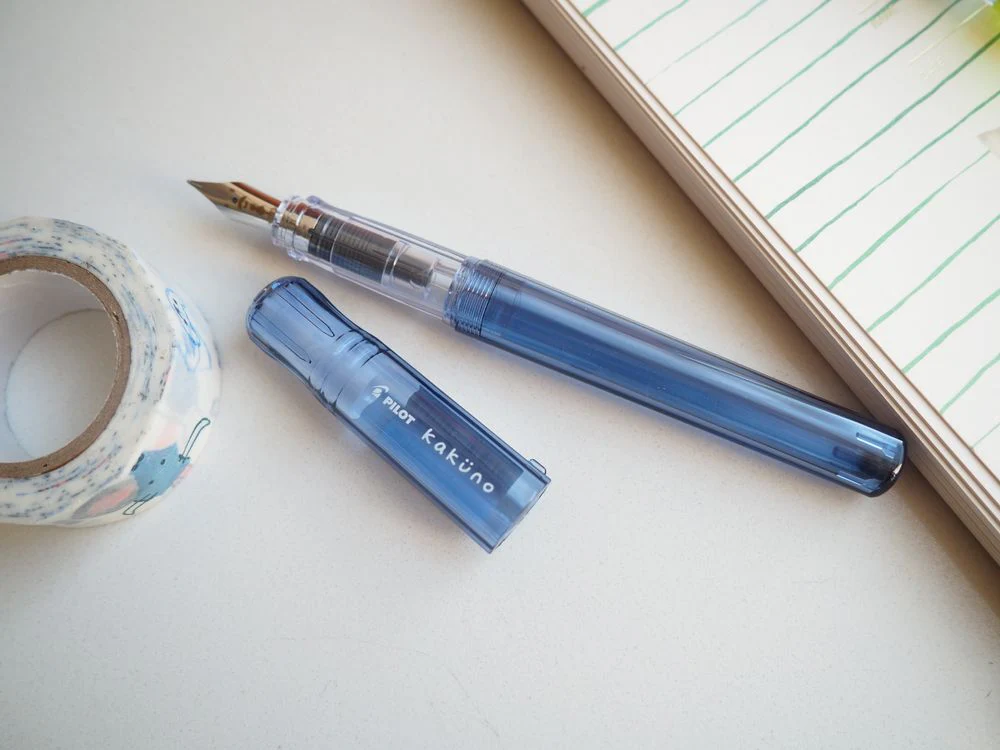 Pilot Fountain Pen - Kakuno Family Edition - Papa Blue