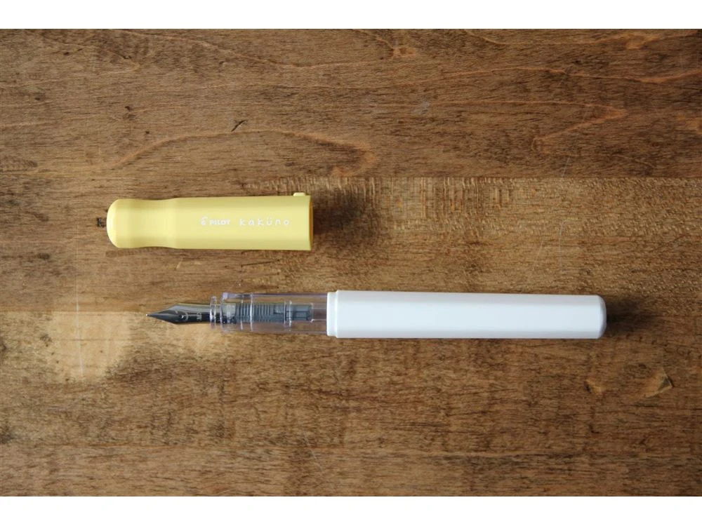 Pilot Fountain Pen - Kakuno - Soft Yellow