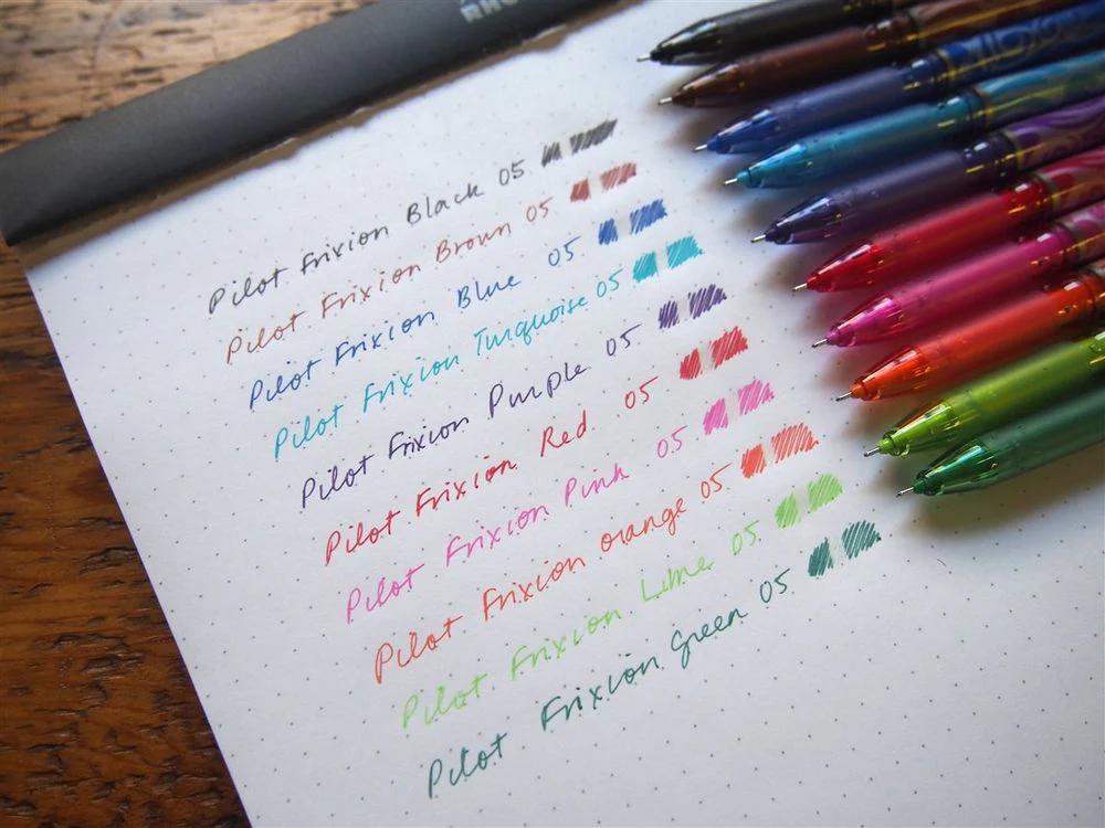 Pilot FriXion Gel Pen - 0.5mm - Black - Image 2