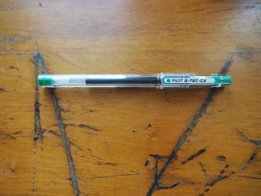 Pilot G-Tec-C (Hi-Tec-C) Gel Pen - 0.4mm - Green