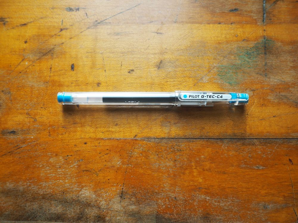 Pilot G-Tec-C (Hi-Tec-C) Gel Pen - 0.4mm - Turquoise