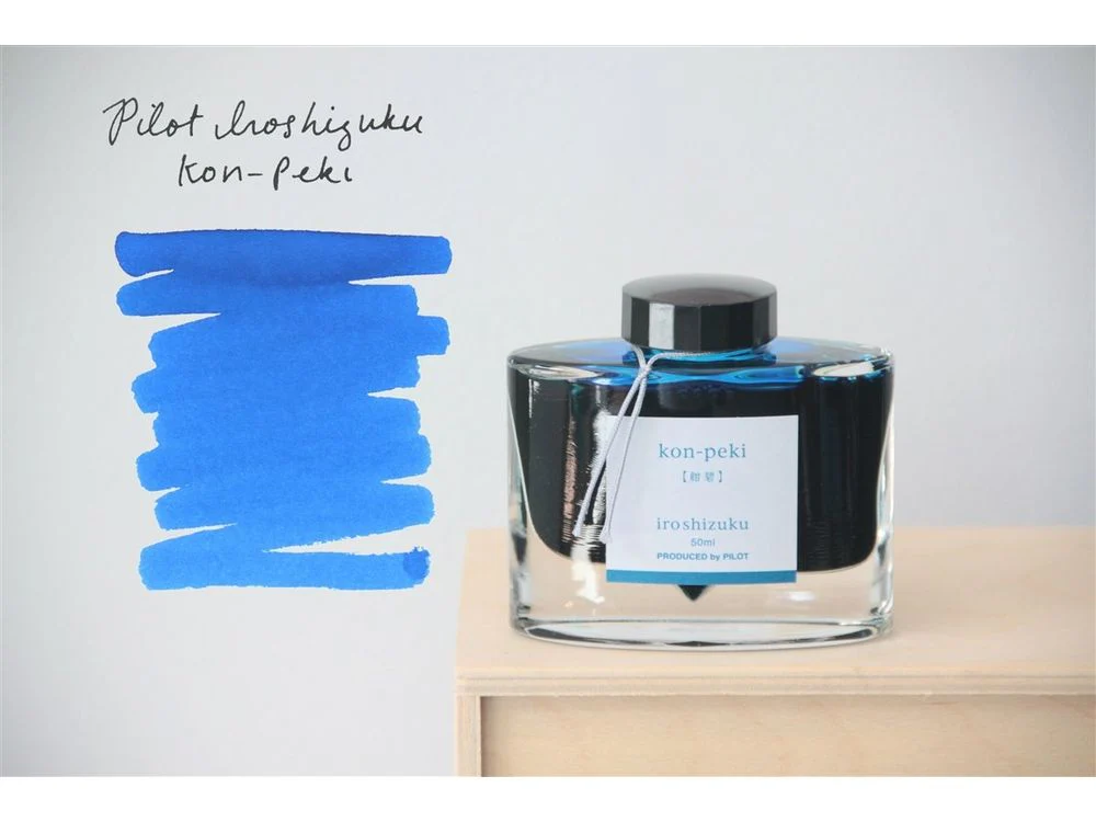 Pilot Iroshizuku - Fountain Pen Ink (50mL) - Kon-Peki