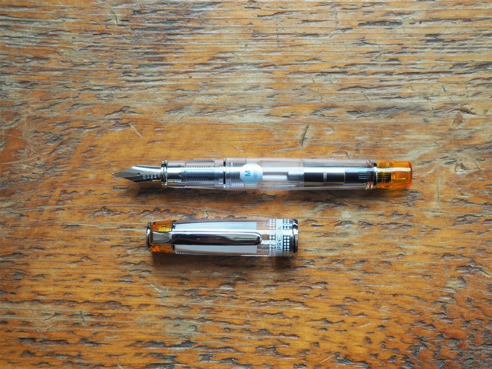 Pilot Prera Fountain Pen - Transparent Orange - Image 2