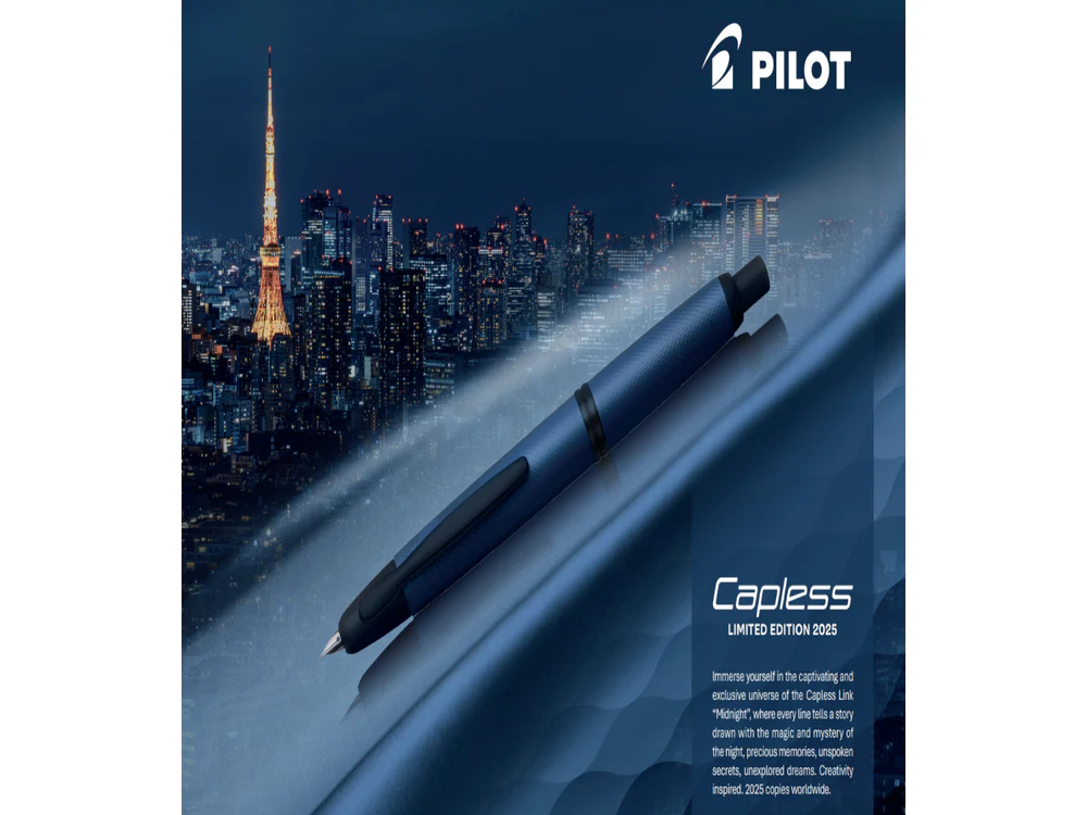 Pilot Vanishing Point Fountain Pen - 2025 Limited Edition - Link Midnight - Image 2