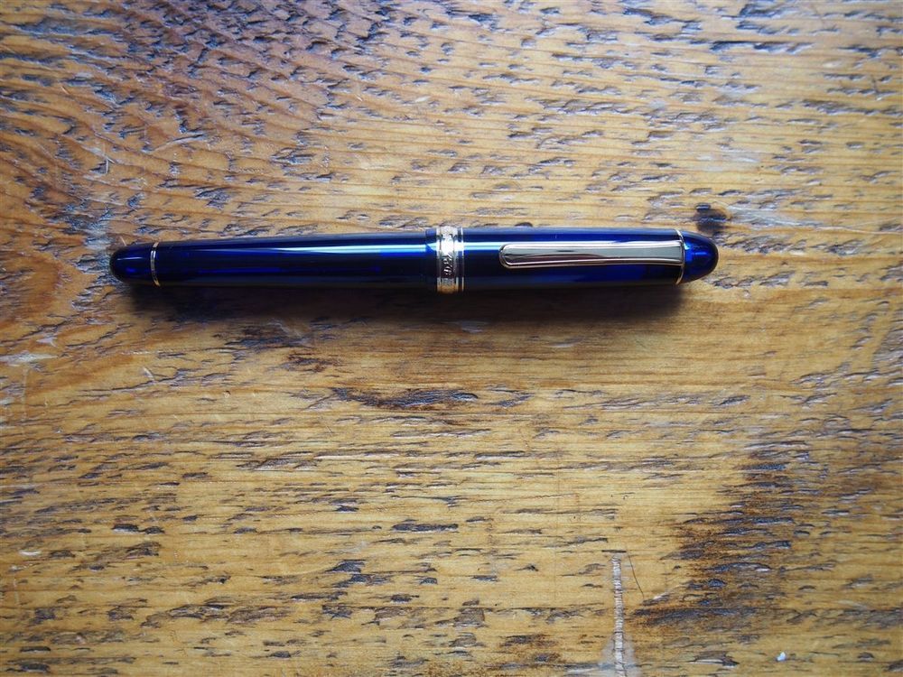 Platinum 3776 Century - Chartres Blue with Gold Trim - Image 2
