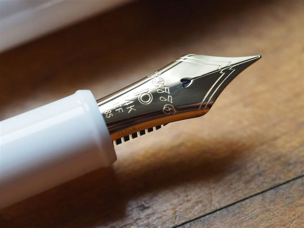 Platinum 3776 Century - Chenonceau White with Gold Trim - Image 3