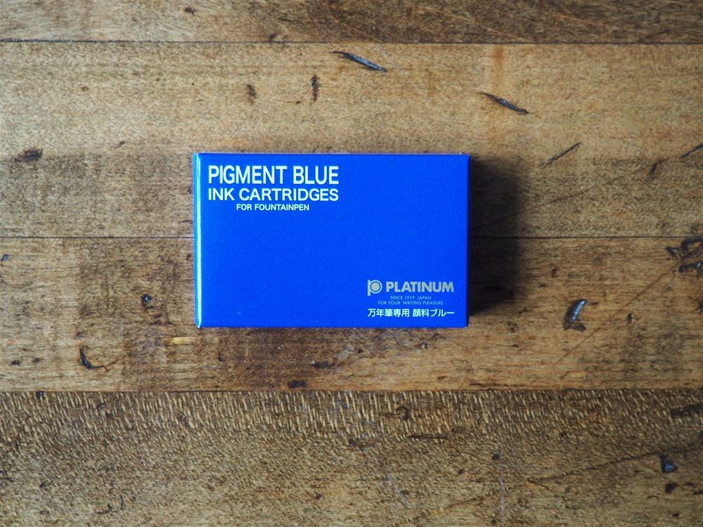 Platinum Pigment Ink Cartridges - Blue (Pack of 10)