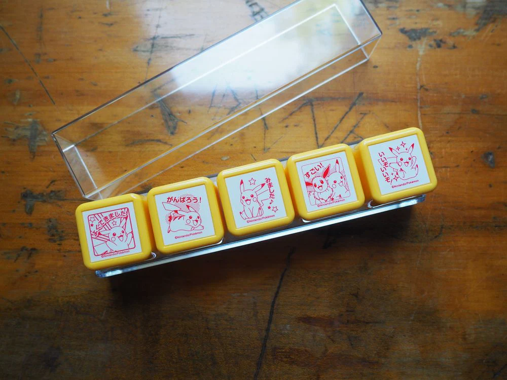 Pokemon Penetration Seal Teacher Stamp - Set of 5 (SE5-006)