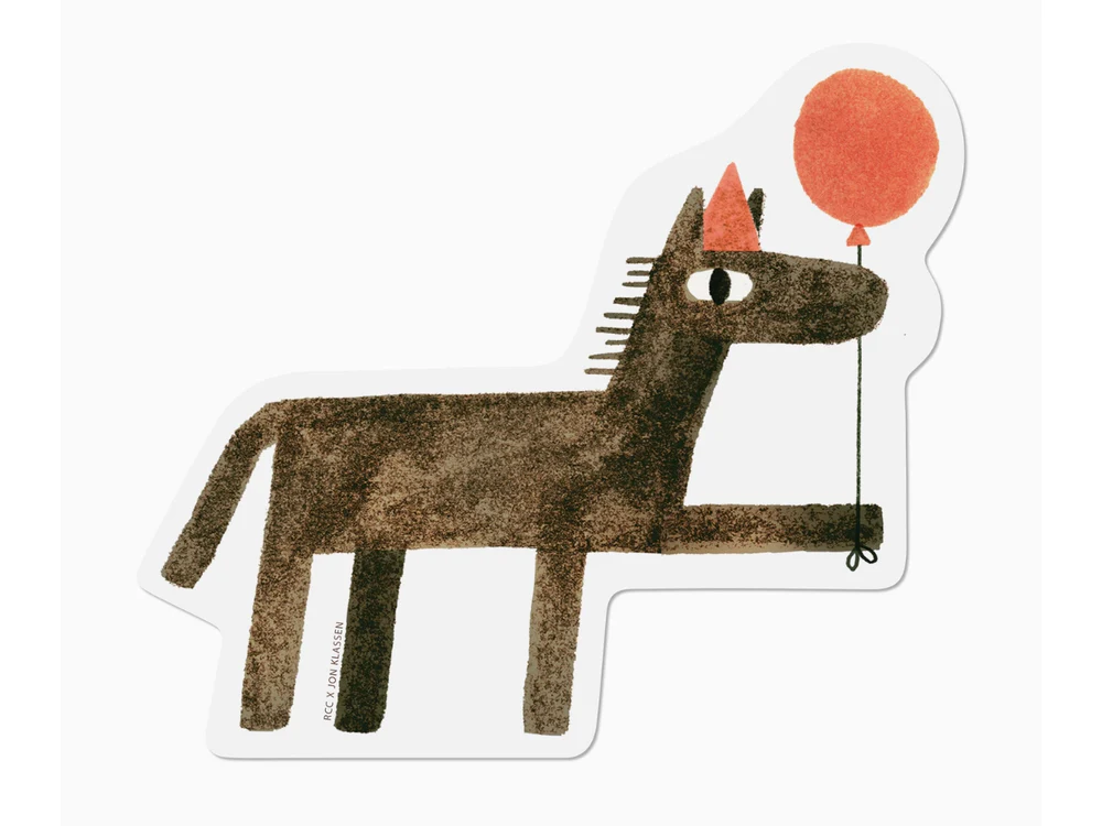 Red Cap Cards - Sticker - Balloon Wishes