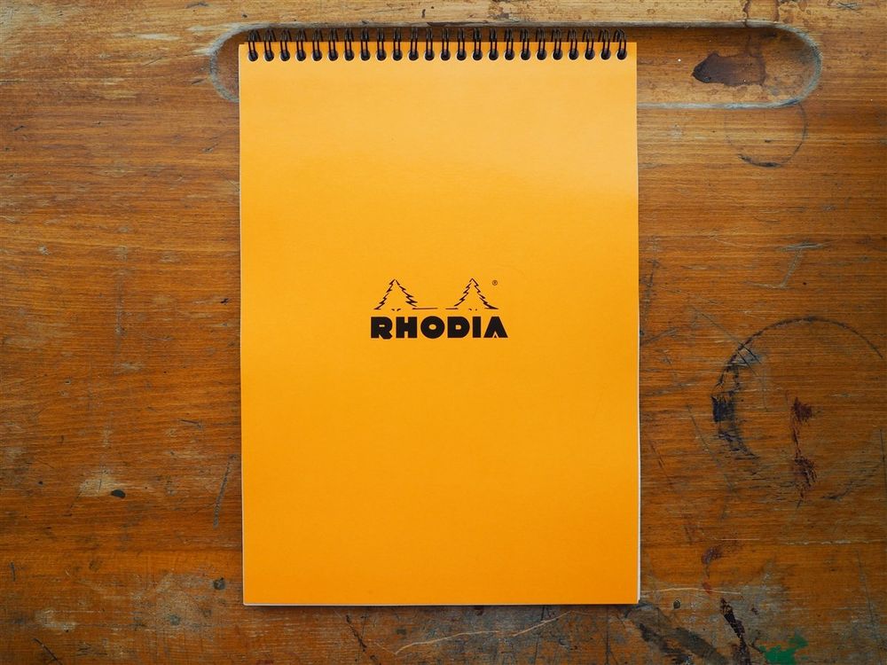 Rhodia - Top Spiral Pad No. 18 - A4 - Orange (Graph)