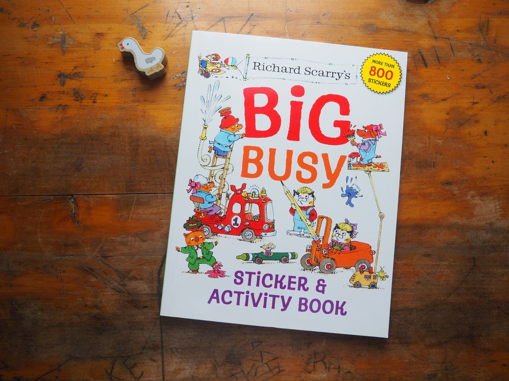 Richard Scarry's Big Busy Sticker & Activity Book