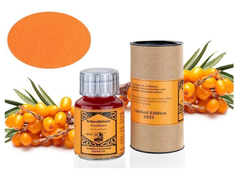 Rohrer & Klingner Fountain Pen Ink (50mL) - 2025 Special Edition - Sanddorn