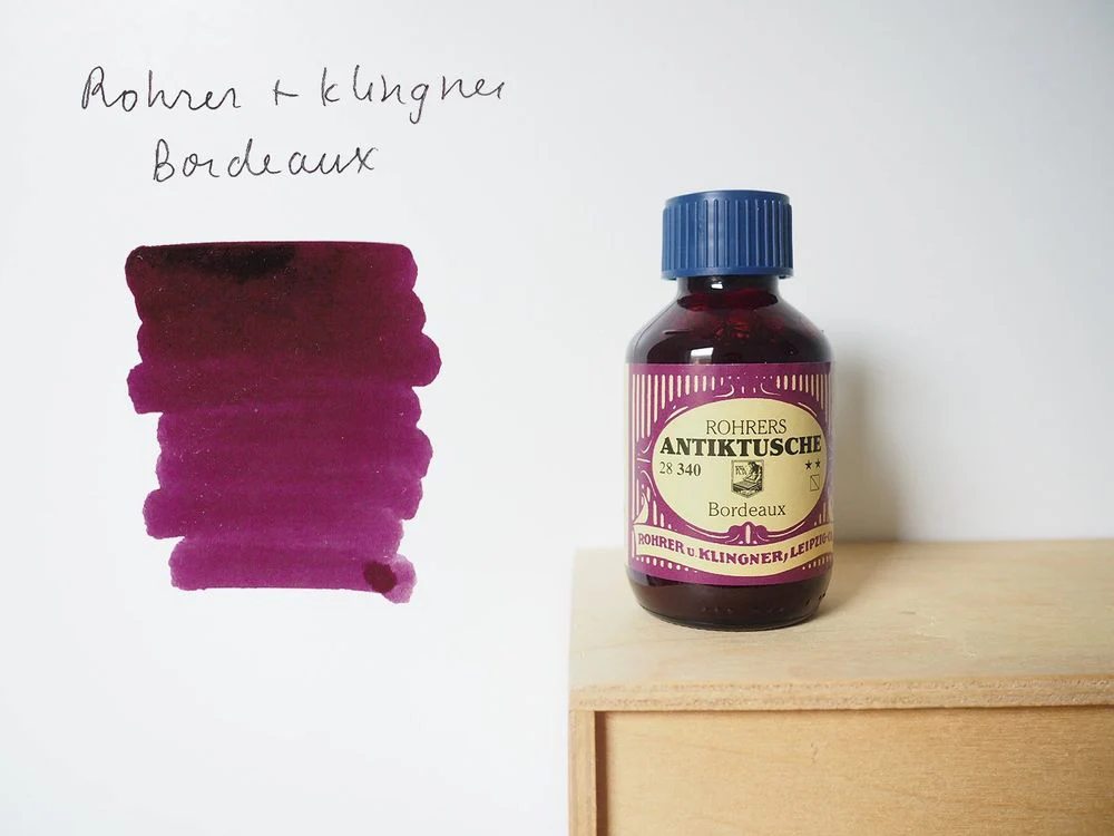 Rohrer & Klingner Traditional Ink (100mL) - Bordeaux