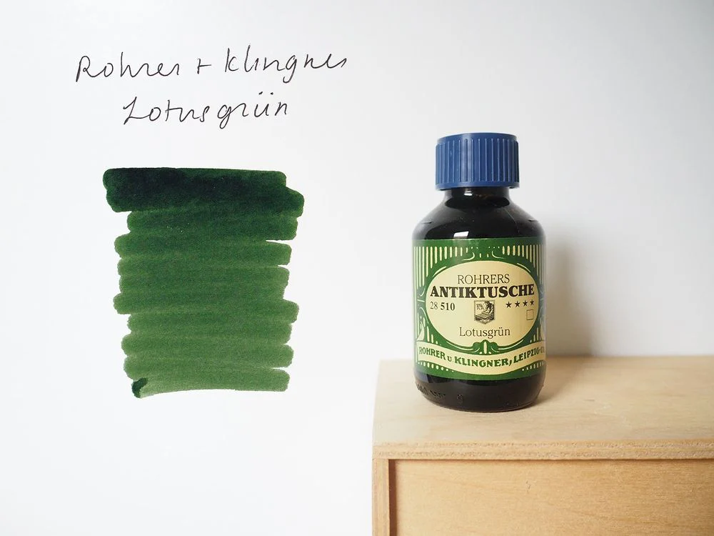 Rohrer & Klingner Traditional Ink (100mL) - Lotusgrun