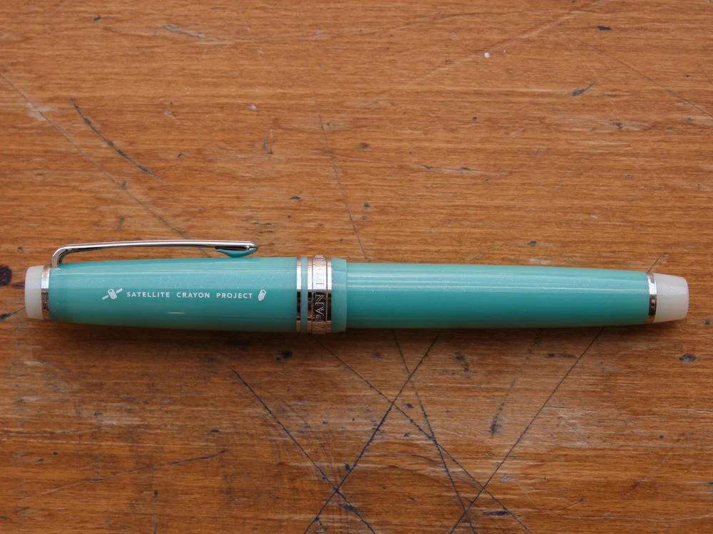 Sailor Limited Edition Professional Gear Slim Fountain Pen - Satellite Crayon Project - Eleuthera Island