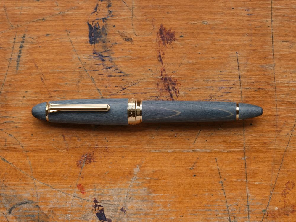 Sailor 1911L Hard Maple Fountain Pen - Indigo