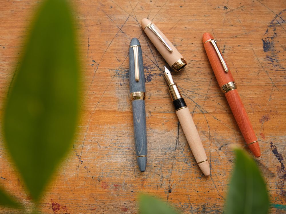 Sailor 1911L Hard Maple Fountain Pen - Natural - Image 3