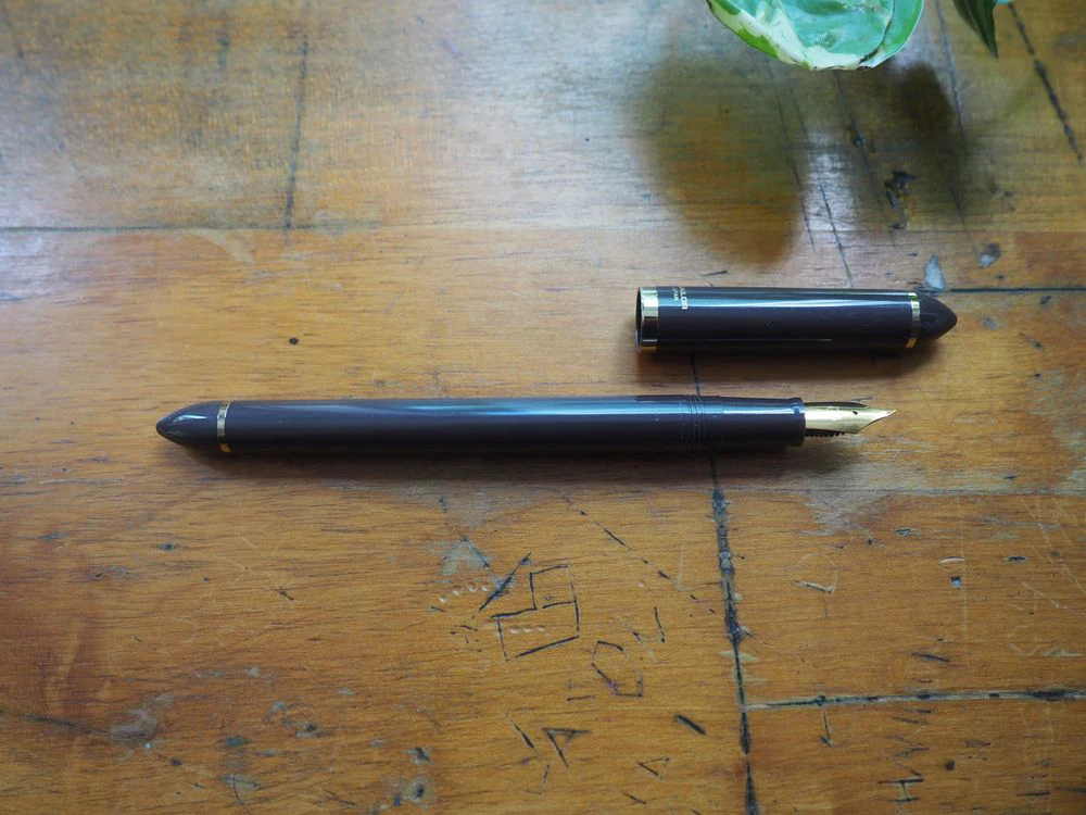 Sailor Compass - Fude de Mannen - Fountain Pen (40°) - Pearl Brown