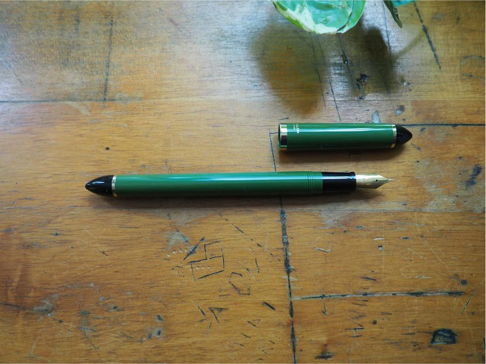 Sailor Compass - Fude de Mannen - Fountain Pen (55°) - Green