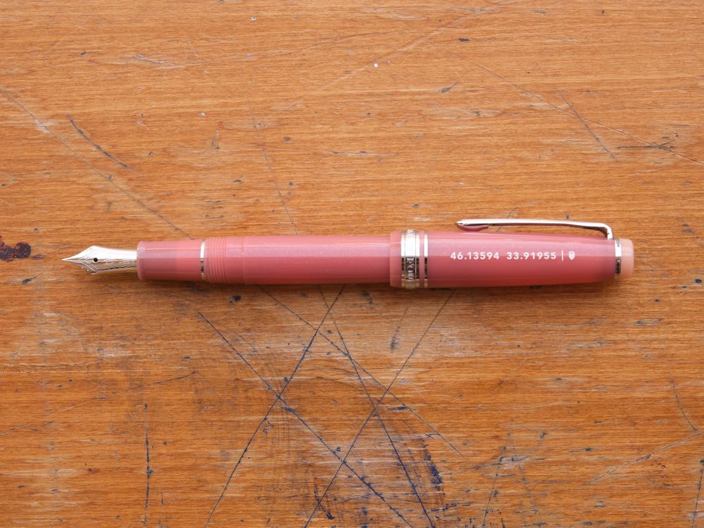Sailor Limited Edition Professional Gear Slim Fountain Pen - Satellite Crayon Project - Syvash - Image 3