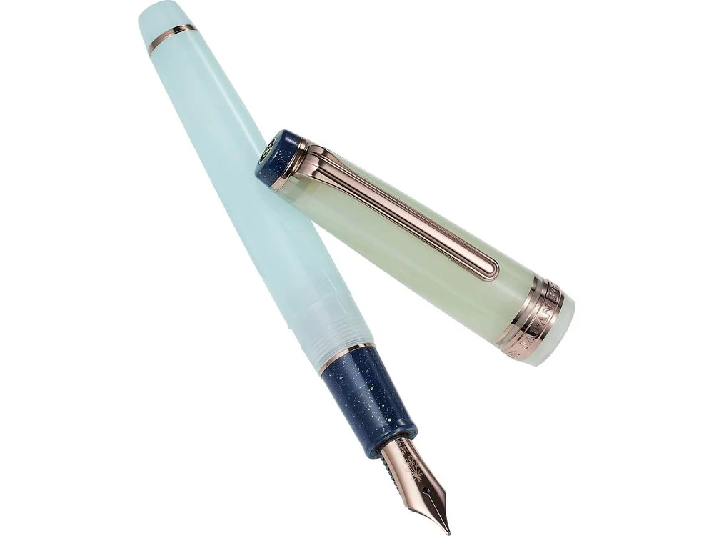 Sailor Professional Gear Slim Fountain Pen - Dried Flower Collection - Hydrangea - Image 3