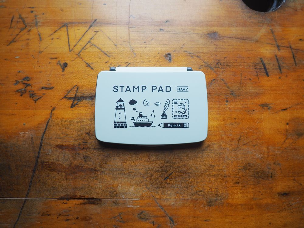 Sanby x Eric Small Things - Stamp Pad (2.5 x 4") - (SPE-N02) - Navy