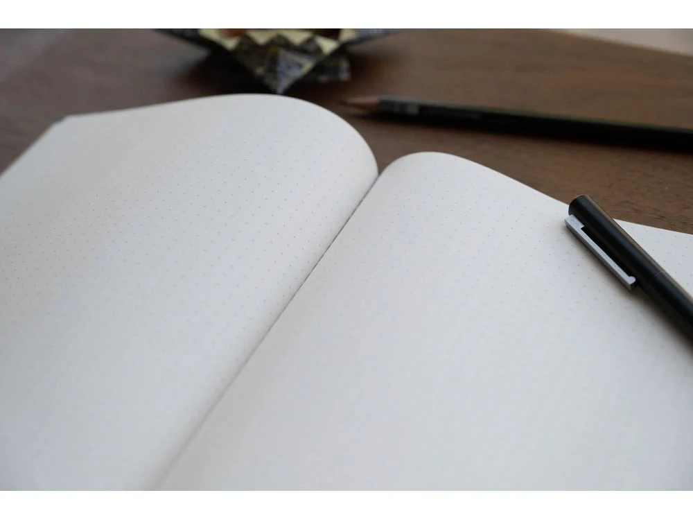 Sanzen Tomoe River White Notebook - A5 - Dot - Image 2