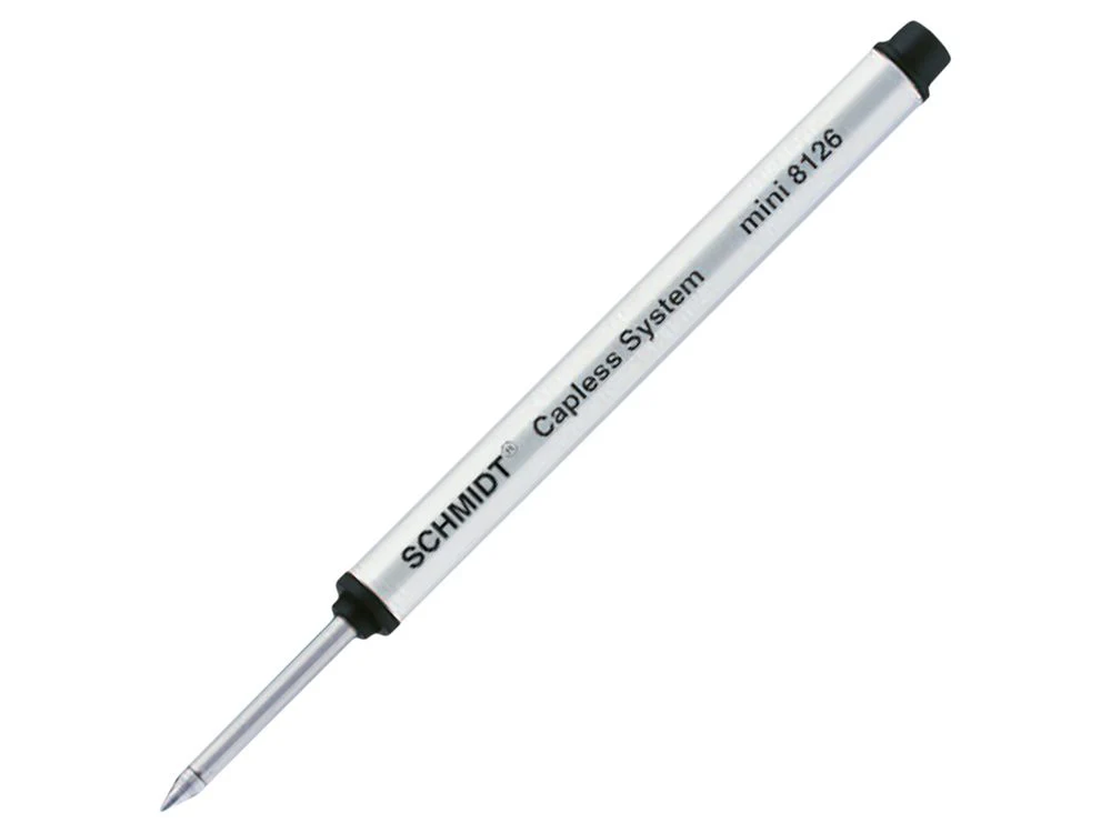 Schmidt Mini Capless Rollerball Refill M8126 - Black