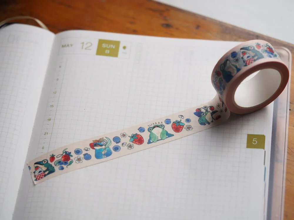Shelley Couvillion - Washi Tape - Frogs and Berries