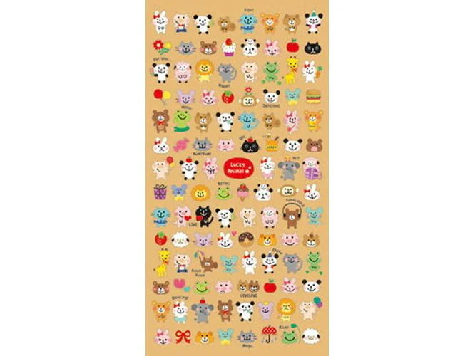 Small Sticker Sheet - Lucky Animal (71850)