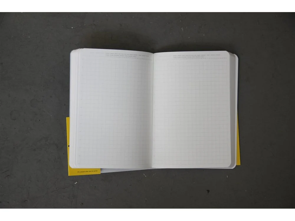 Stalogy 365 Days Notebook - A6 - Black - Graph - Image 2