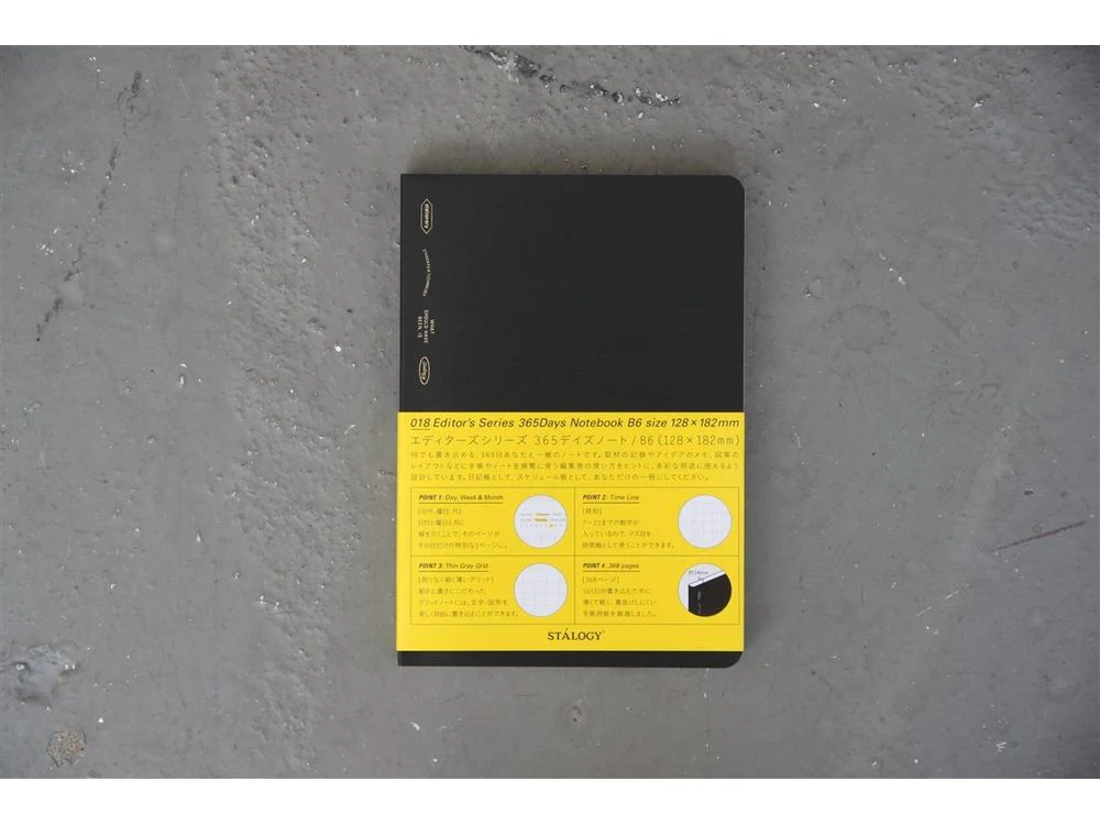 Stalogy 365 Days Notebook - B6