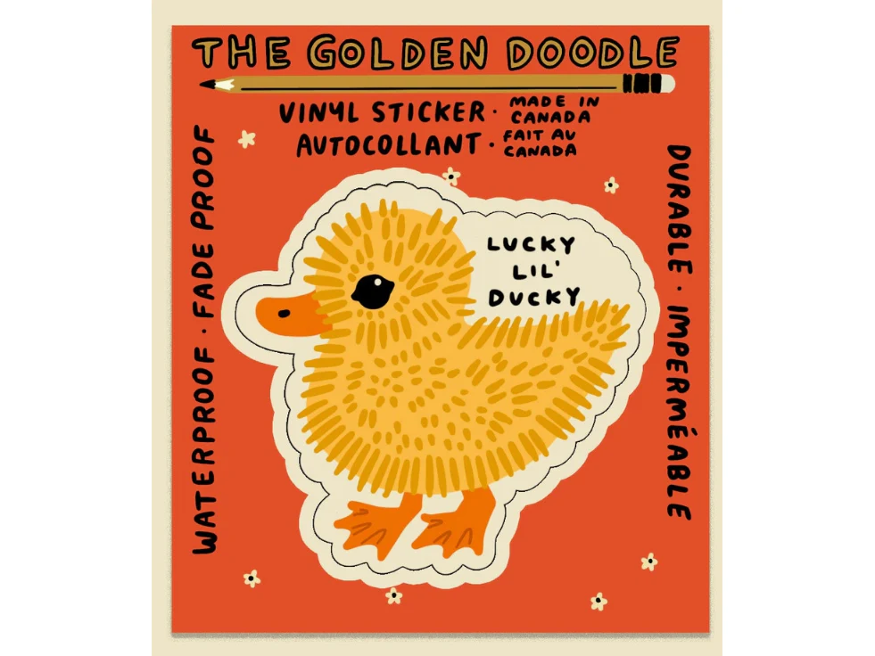 Stay Home Club - Vinyl Sticker - Lucky Lil Ducky