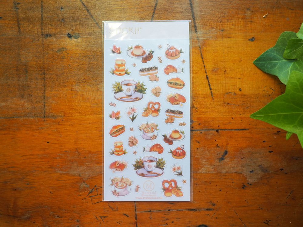 STICKII - Sticker Sheet - Golden Bakery Treats